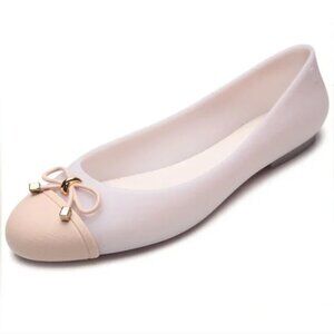 Melissa Doll V Ballet‎ Flat - in Light Beige